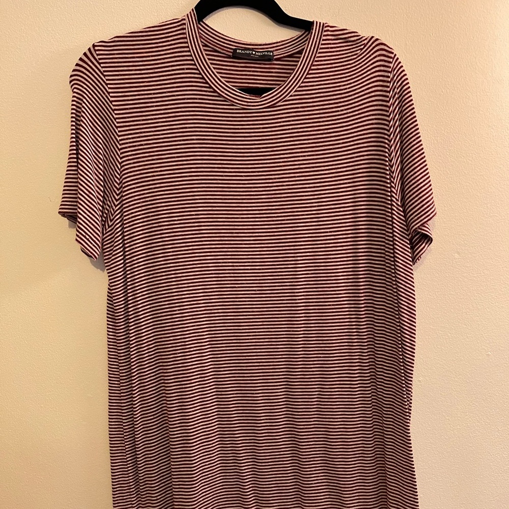 Brandy Melville Stripe TShirt Dress